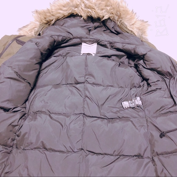 Community Aritzia Dark Green Down Like New - Picture 3 of 6